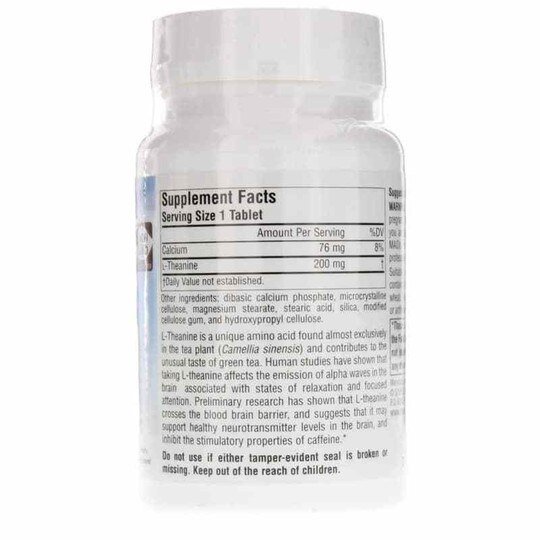 Serene Science L-Theanine 200 Mg Tablets, SNN
